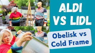 Lidl Cold Frame VS Aldi Garden Obelisk Beginners Garden Builds [upl. by Brabazon]