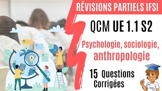 QCM UE 11 S2  Psychologie Sociologie Anthropologie Révisions partiels [upl. by Eicul670]