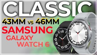 Galaxy Watch 6 47mm VS 43 mm Variant  Find the Perfect Fit for Your Wrist samsunggalaxywatch6 [upl. by Mharg]