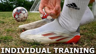 Full Individual Training Session For Footballers  Improve Your Technical Ability [upl. by Gizela]