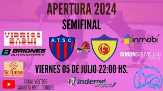 HOCKEY PATIN  APERTURA 2024  SEMIFINAL  ANDES TALLERES VS MURIALDO [upl. by Hilaria]