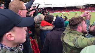 CELTIC FANS HAVING A PARTY AT ABERDEEN [upl. by Damiani]