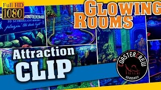 Indoor 3D Schwarzlicht Minigolf  Glowing Rooms Dortmund Miniature 3D Golf Courses Blacklights [upl. by Annoiek]