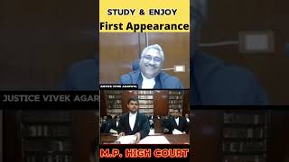 First appearance in MP High Court  Honorable justice Vivek Agrawal  humanity judge lawyer [upl. by Thar]