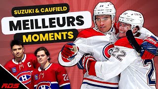 Nick Suzuki et Cole Caufield  le duo denfer des Canadiens Faits saillants [upl. by Ecirtnom]