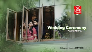 ANAND amp MELVIN Wedding Ceremony [upl. by Gilder]