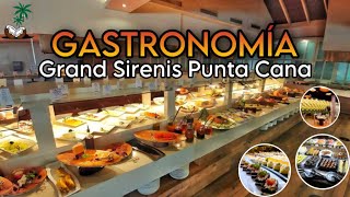 Restaurante Buffet Grand Sirenis Resort Punta Cana 2023 [upl. by Aneeroc]