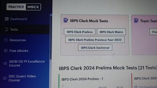 MY IBPS CLERK MOCK TEST SCORE accuracy🫤👎 ibpsclerk ibps [upl. by Hibbert468]