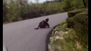 Street luge on quot Mont Ventoux quot [upl. by Nannek]