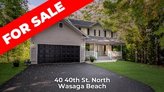 New Wasaga Beach Listing  40 40th St North Wasaga Beach [upl. by Odlonyer]