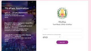 How to apply ePass in TamilnaduEmergency Travel PassePassOnline ePass [upl. by Henry342]