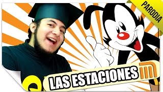 Las Estaciones del Metro  PARODIA Animaniacs  Países del Mundo  QueParió [upl. by Rosemarie821]