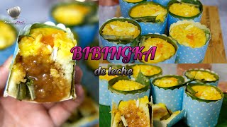 BIBINGKA CUPCAKE RECIPE with DULCE DE LECHE  Casting Chef [upl. by Demahum435]