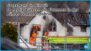 Grossbrand in Hinwil Die Polizei gibt Auskunft [upl. by Ahsatam]