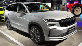 New SKODA KODIAQ 2024  FULL indepth REVIEW exterior interior infotainment Sportline 20 TDI [upl. by Akcemat]