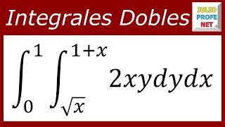 INTEGRALES DOBLES  Ejercicio 1 [upl. by Waine185]