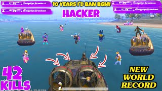 SERVER HACKERS ARE COMING IN EVERY MATCH  IN 😱BGMI MOBILE• 42 •KILLS BGMI GAMEPLAY🥵 [upl. by Huston]