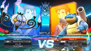 Chandelure vs Blastoise  Pokkén Tournament DX [upl. by Nivlak]