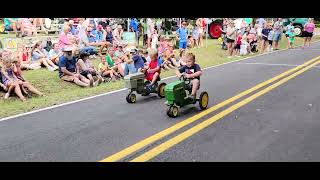 Brooklet Peanut Festival Kids Pedal Tractor Race 4 [upl. by Irama]