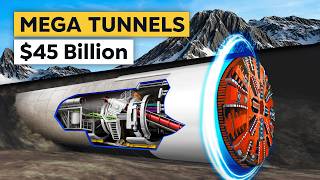 Europes 45BN Mega Tunnels through the Alps [upl. by Leavitt]