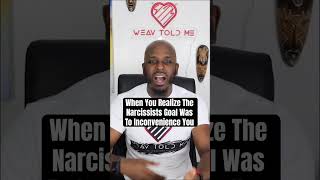 Why The Narcissists Goal Was To Inconvenience You narcissistic narcissistsurvivor [upl. by Irita]