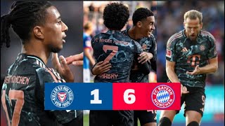 Holstein Kiel gegen Bayern München 16 amp Alle Tore Highlights amp Harry Kane  Jamal Musiala Tore [upl. by Alaehcim74]