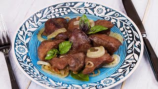 Recette  Foie de veau sauté à la lyonnaise [upl. by Godfrey377]