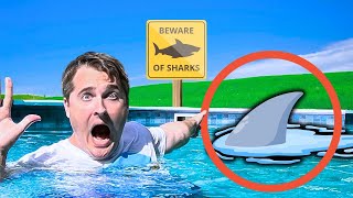 Shark in the Swimming Pool Adventure  Pool Rules Story by Papa Joel’s English [upl. by Cirtemed]