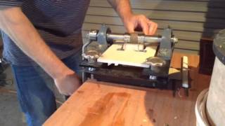 Homemade leather embossing machine [upl. by Erdda]