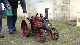 3 Inch Burrells seen at Bancroft Mill April Steaming with a brief visit from Wallis and Stevens 783 [upl. by Nelra151]