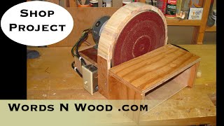 Building a 12quot Disc Sander from a furnace motor WnW 12 [upl. by Ulund820]