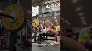 natasha aughey 2255 Ibl bench press workout 🔥 viral youtube shorts [upl. by Asemaj]