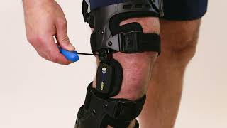 Osteoarthritis Unloader Knee Brace Fitting Video by Brace Direct [upl. by Refeinnej945]