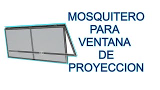 🕵️‍♂️MOSQUITERO PARA VENTANA DE PROYECCION👷‍♂️ [upl. by Asit737]