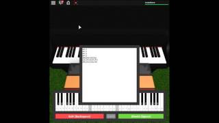 Floweys Theme  Undertale by Toby Fox on a ROBLOX piano [upl. by Anilam]