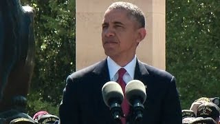 President Obama Commemorates the 70th Anniversary of DDay [upl. by Bloomer]