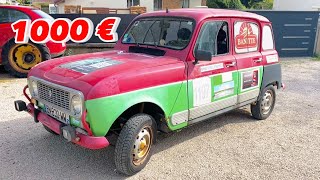 J’ACHÈTE UNE RENAULT 4L ABANDONNÉE A 1000 € [upl. by Hnad687]