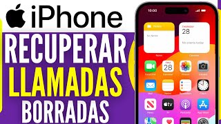 Cómo RECUPERAR LLAMADAS BORRADAS de un iPhone 2024 [upl. by Barrada860]