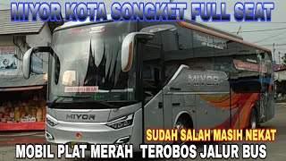 INILAH YANG TERJADI SAAT MOBIL PLAT MERAH NEKAT TEROBOS JALUR TERLARANG ‼️KOTA SONGKET FULL SEAT [upl. by Darom]