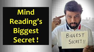 Mind Reading Biggest Secret  Mind reading trick  Learn Magic  Mentalism [upl. by Trager]