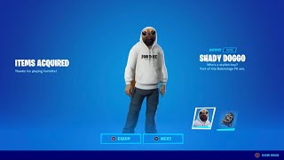 Buying the Shady Doggo Skin in Fortnite [upl. by Rod768]