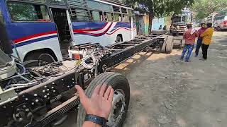 NEW TATA 1822 SLEEPER BUS CHASSIS  135 METER  REVIEW [upl. by Newbill738]