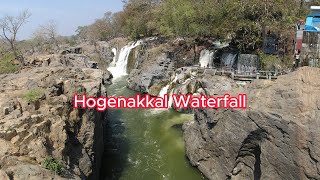 Amazing View of Hogenakkal Waterfall ❤️🥰🌊🏞️ 4k 60fps Ultra HD [upl. by Danni]