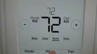 Factory Reset Honeywell T6 Thermostat [upl. by Jacquet]