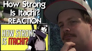 How Strong Is Itachi REACTION [upl. by Yellek]