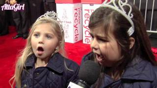 Sophia Grace amp Rosie talk to Danai Maraire 2011 AMAs [upl. by Ikkim]