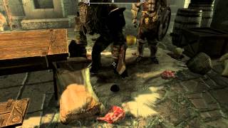 Share Your Meal Skyrim Mod  Feeding Armored Troll [upl. by Geanine235]