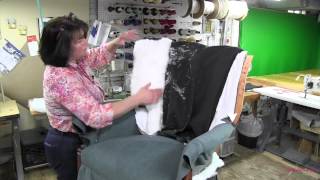 Upholstering A Channel Back Chair Part 4 [upl. by Puglia317]