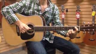 Martin D35 Dreadnought Guitar  Fingerpicking [upl. by Chappie454]