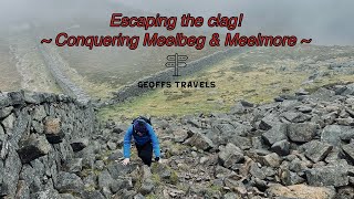 Hiking in the Mournes  Slieve Meelbeg Slieve Meelmore  Bad weather [upl. by Patti]